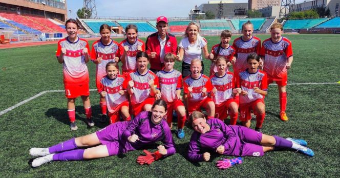 Стопроцентный результат. Команда девочек "Алтай" выиграла все матчи второго тура первенства "ЮФЛ-Восток" U14 в Новосибирске