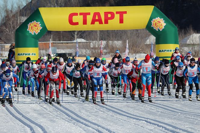 8 января. с. Алтайское Алтайского района. "АлтайSKIй марафон". 