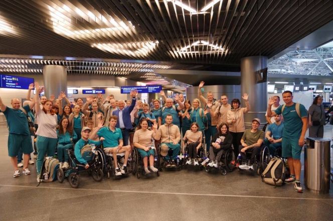 Проводы российской делегации в аэропорту Внуково