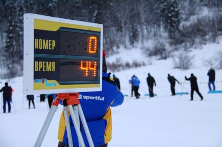 В селе Алтайском прошёл 50-километровый лыжный марафон «АлтайSKIй» (фото).