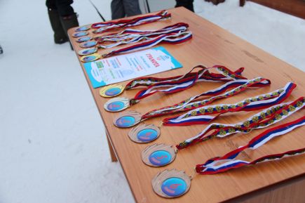 В селе Алтайском прошёл 50-километровый лыжный марафон «АлтайSKIй» (фото).