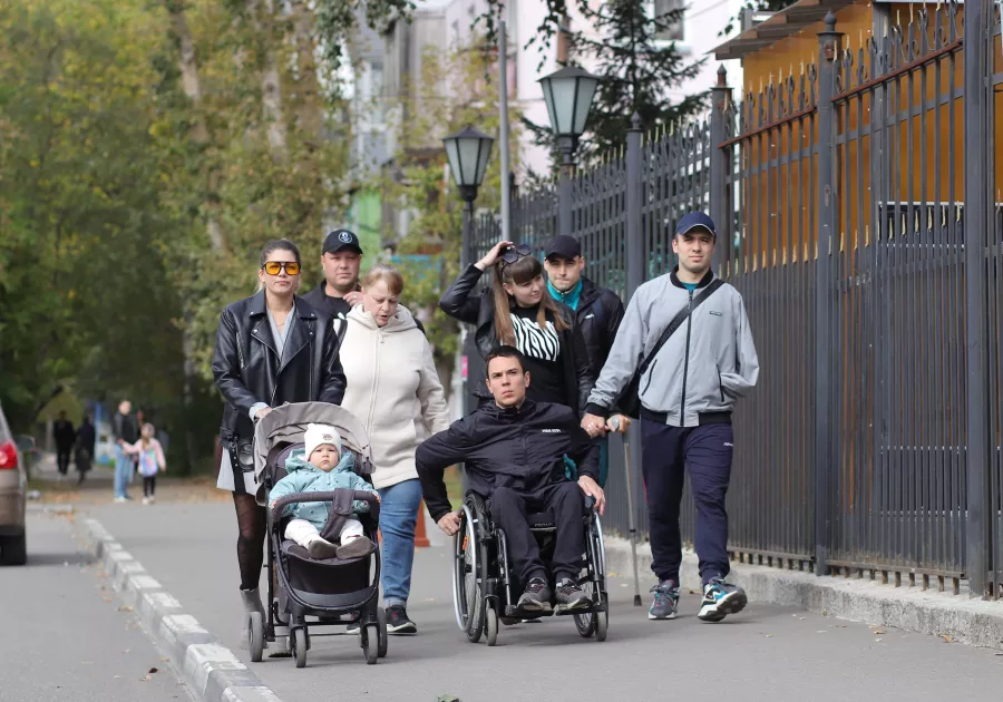 Встреча паралимпийцев в СК "Заря". Фото: Сергей Кулыгин/"Бийский рабочий"