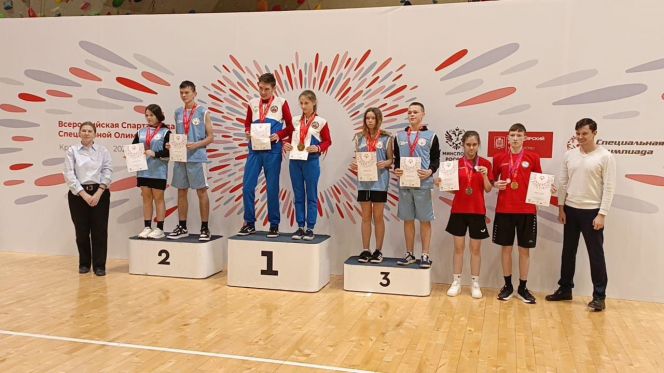Алтайские спортсмены с интеллектуальными особенностями развития завоевали семь медалей Всероссийской Спартакиады Специальной Олимпиады по настольному теннису