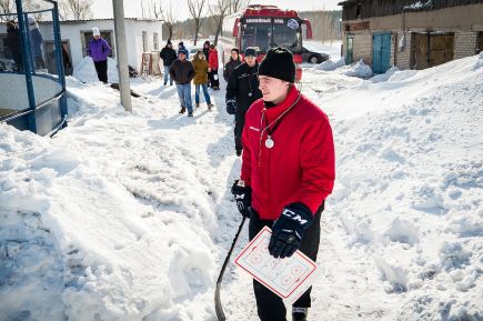 Тренеры и игроки СДЮШОР «Алтай» провели мастер-класс в Тюменцево.