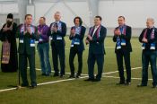 В Барнауле состоялось торжественное открытие футбольного манежа «Темп»