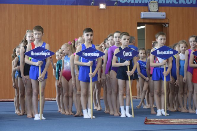 В Бийске состоялись традиционные соревнования среди девушек  «Звёздочки гимнастики».