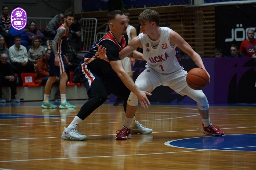 Фрагмент матча "Барнаул" - ЦСКА-2. Фото: сайт РФБ