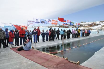Алтайские моржи приняли участие в «Кубке Байкала».