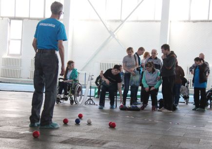 В Барнауле прошли чемпионат и первенство Алтайского края по паралимпийскому бочча.
