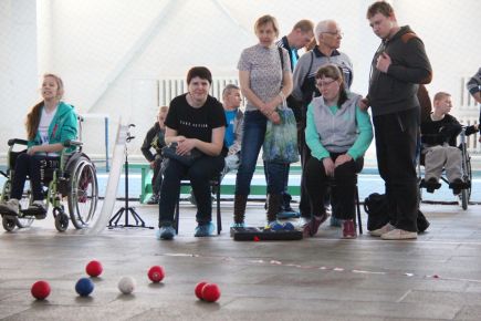 В Барнауле прошли чемпионат и первенство Алтайского края по паралимпийскому бочча.