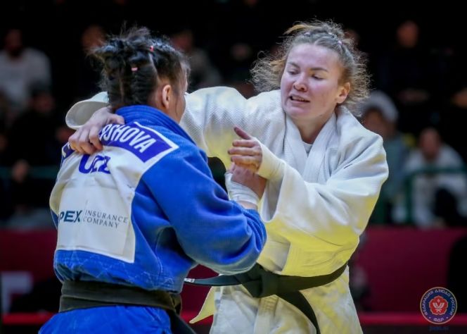 На татами Дарья Храмойкина. Фото: Мария Майорова (ФДР)