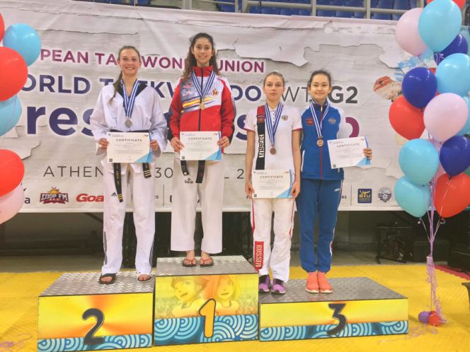 Анастасия Анохина – бронзовый призёр международного рейтингового турнира «Кубок Президента WTF» в европейском регионе.