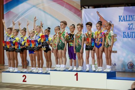 Гимнасты Барнаула и Рубцовска приняли участие в международных соревнованиях "Открытый кубок Калининграда".