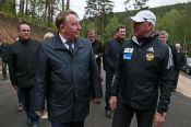 Губернатор Алтайского края и вице-президент Союза биатлонистов России обсудили планы строительства новой биатлонной трассы в «Белокурихе-2».