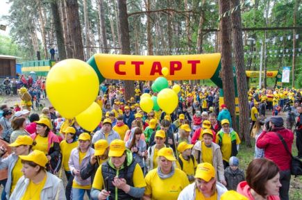 Более трёх с половиной тысяч человек посетили День ходьбы на барнаульской «Трассе Здоровья».