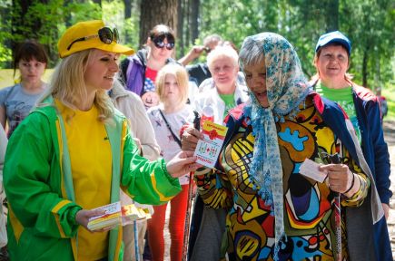 Более трёх с половиной тысяч человек посетили День ходьбы на барнаульской «Трассе Здоровья».