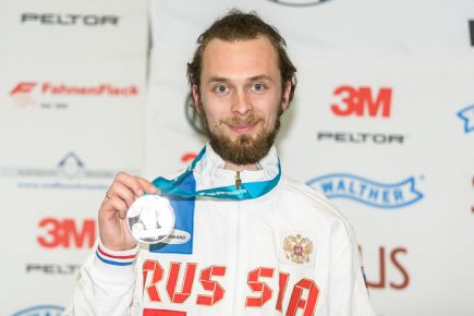 Сергей Каменский завоевал вторую медаль на этапе Кубка мира в Мюнхене, повторив в квалификации мировой рекорд.