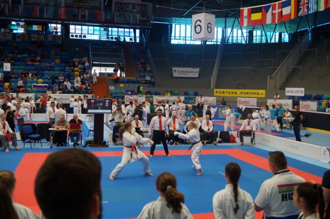 Карина Мешалкина из барнаульской ДЮСШ "Рубин" завоевала бронзовую медаль чемпионата Европы по каратэ-до (SKIF) в детской возрастной категории. 