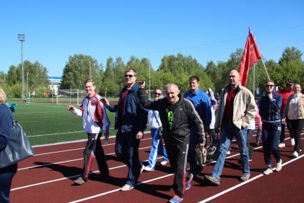 В Барнауле состоялся фестиваль Всероссийского физкультурно-спортивного комплекса "Готов к труду и обороне" среди государственных служащих.  