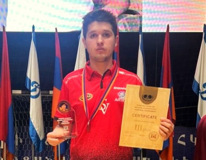 Георгий Шефер стал бронзовым призером международного турнира в Ереване