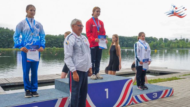 Валерия Бигеева - серебряная медалистка соревнований. Фото: Федерация каноэ России