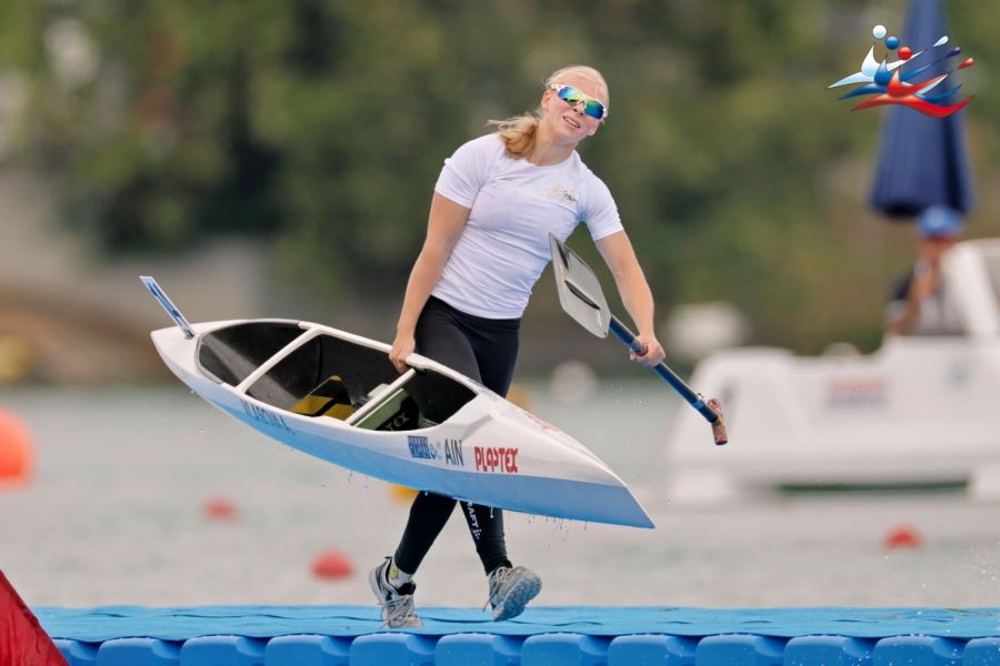 На дистанции 5000 метров предусмотрены перебежки. Александра Власова. Фото: Федерация каноэ России