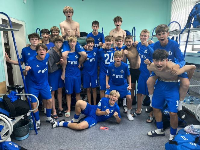 На фото игроки «Академии «Динамо» имени Льва Яшина 2010 года рождения