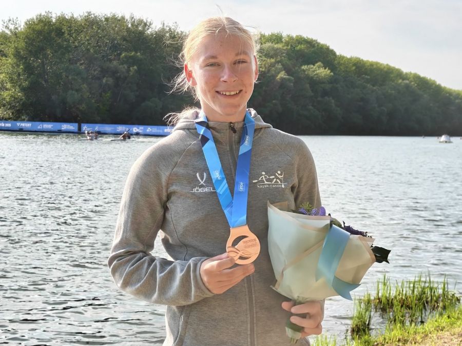 Александра Власова - бронзовая медалистка чемпионата мира по марафону в юниорской группе до 24 лет. Фото: Федерация каноэ России