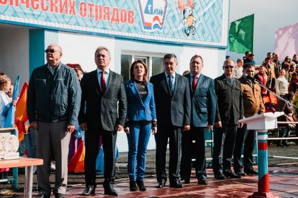 "Планета" из АГАУ и краевой педотряд "Ювента" - победители Спартакиады студенческих стройотрядов Алтайского края. 