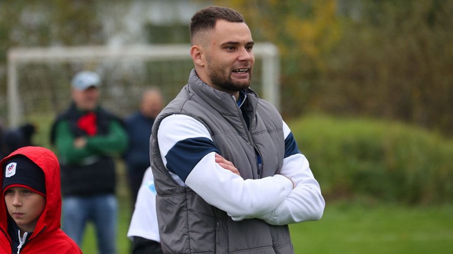 Тренер "Патриота" Евгений Кирхмейер. Фото: Олег Богданов/"Алтайская правда" 