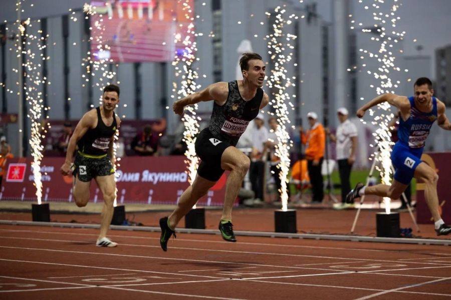 Победа Сергея Шубенкова в финале легкоатлетической серии "Королева спорта". Фото: ВФЛА  