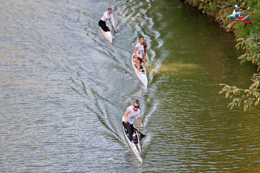 Мария Харитонова на марафонской дистанции. Фото: Bence Vekassy