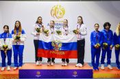 Юлия Жданова и Мария Третьякова в составе сборной России выиграли турнир саблисток на III Играх стран СНГ в Азербайджане