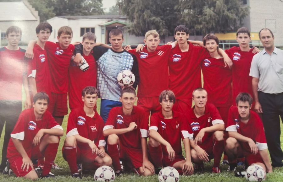 Команда Локтевского района - победительница первенства Алтайского края по футболу среди юношей 1991-1992 годов рождения. Ключи, 2007 год