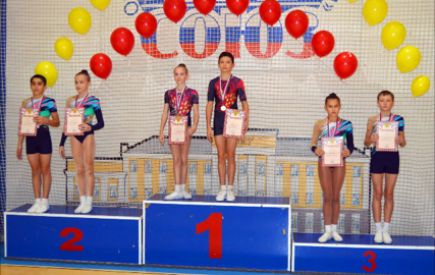 В Барнауле состоялись Открытые чемпионат и первенство города по спортивной аэробике.