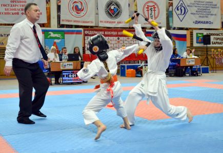 В Барнауле состоялись чемпионат и первенство Сибири по восточному боевому единоборству в дисциплине кобудо.