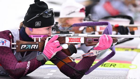 Анастасия Гришина - серебряный призёр масс-старта на этапе Кубка Содружества в Ханты-Мансийске