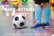 В Алтайском крае в выходные стартует зональный этап проекта «Мини-футбол в школу».