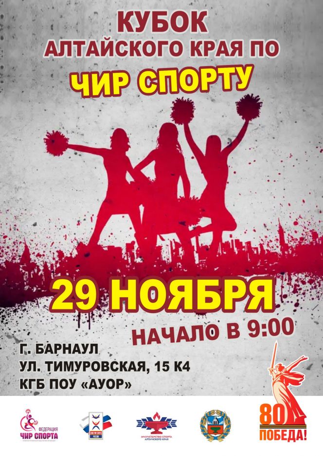 29 ноября. Барнаул. Спортивный зал АУОР. Кубок Алтайского края и краевые соревнования