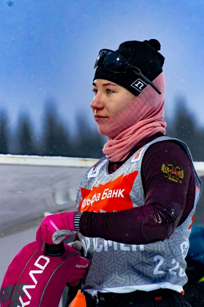 Анастасия Гришина. Фото: Союз биатлонистов России
