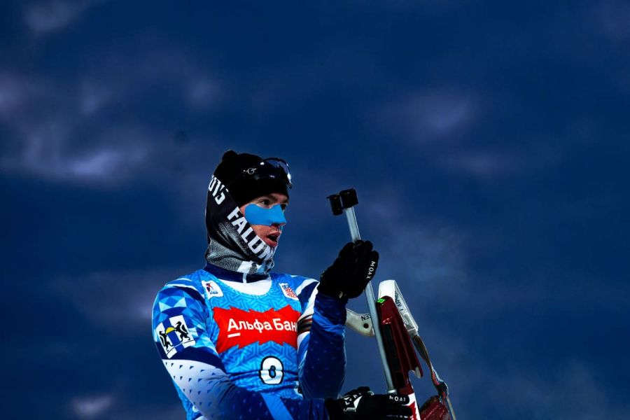 На четвертом этапе Леонид Кульгускин помог команде завоевать серебро. Фото: СБР