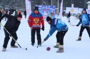 Родом из детства. В Барнауле состоялся традиционный турнир по хоккею на валенках (фото)