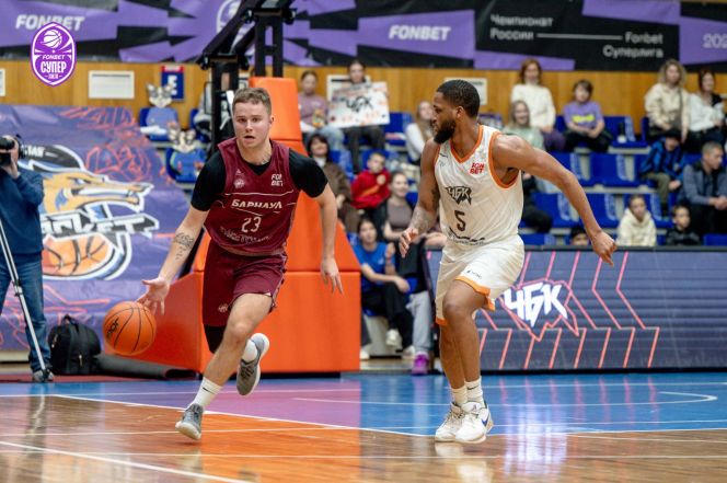 Фрагмент матча Суперлиги "ЧБК" - Барнаул". Фото: сайт РФБ