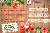 26 декабря. Барнаул. СОК АлтГПУ. Краевые соревнования «Зимние узоры». Квалификационные соревнования «Зимняя сказка». Фестиваль «Карнавал чудес!»