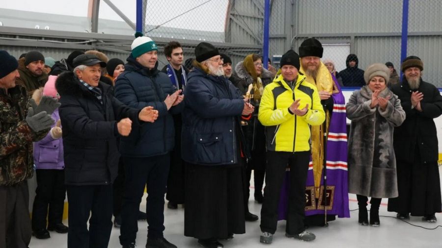 Во время открытия арены. Фото: Олег Богданов