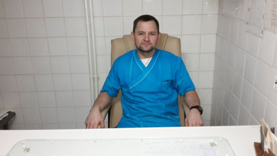 Сергей Третьяков на рабочем месте. Фото из семейного архива