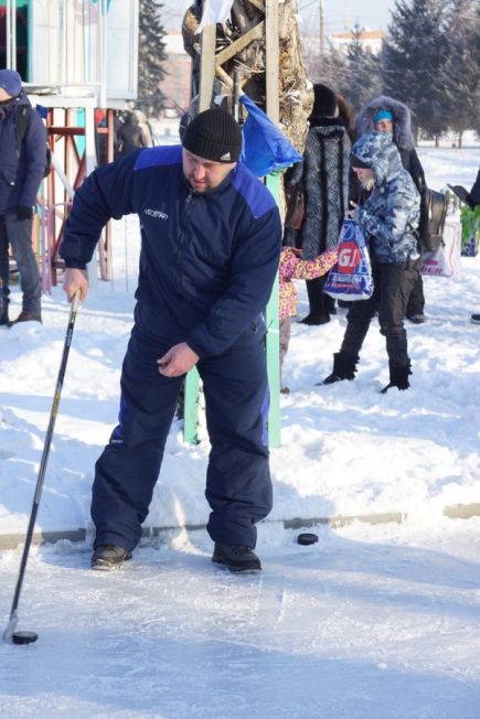 Хоккейный клуб «Алтай» принял участие в празднике «Алтайская зимовка».