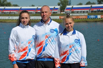 Михаил Волков с Софией Штиль и Марией Харитоновой