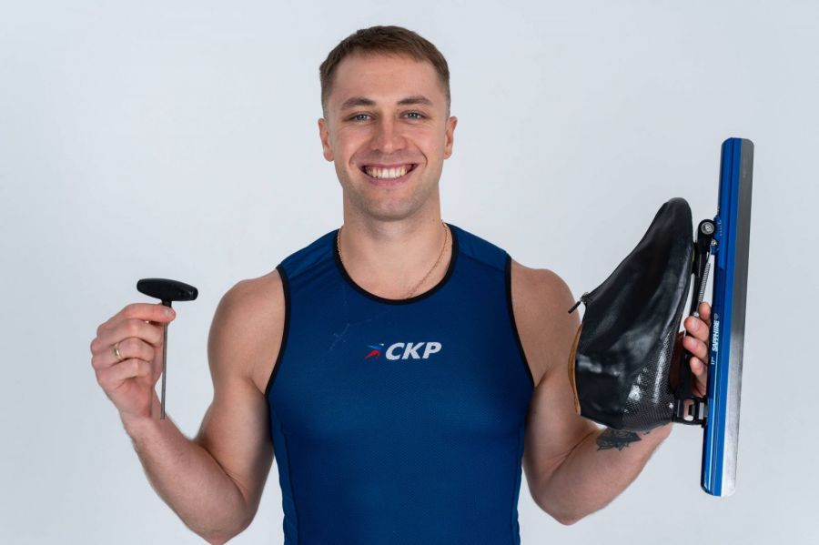 Виктор Муштаков - сильнейший спринтер-многоборец в России! Фото: Союз конькобежцев России