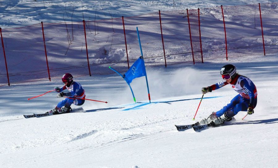 Алтайский край второй год подряд принимает участников крупных соревнований в параллельном слаломе. В 2025 году в Белокурихе прошел чемпионат России в этой дисциплине. Фото: Александр Чёрный